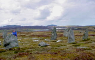 C�rculo de piedras de
                      Cnoc Fillibhir, Escocia