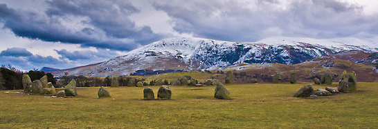 C�rculo de piedras en Castlerigg,
              Inglaterra