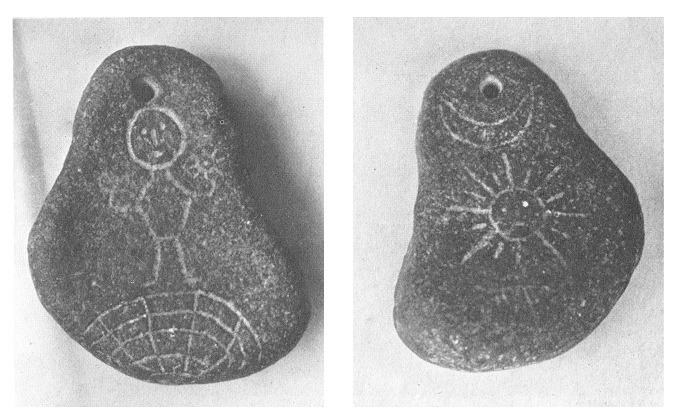 Amuleto de Ecuador con
                                        luna, sol, y Tierra