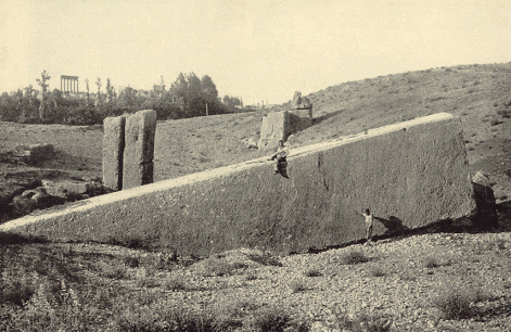 Baalbek, piedra
                            gigante