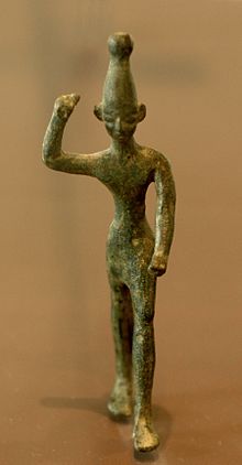 Dios Baal, figurilla de Ras Shamra