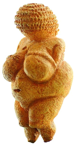 Venus
                        de Willendorf, vista lateral