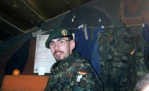 Andr Horn im
              Kosovo