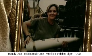 La Sra. Jenny Moore, veterana de la
                    Guerra del Golfo: Jenny Moore carg misiles
                    nucleares de la OTAN ("municin de
                    uranio") en la guerra de Irak