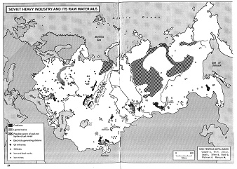 Sowjetunion SU 1945: Die Bodensch�tze, Karte