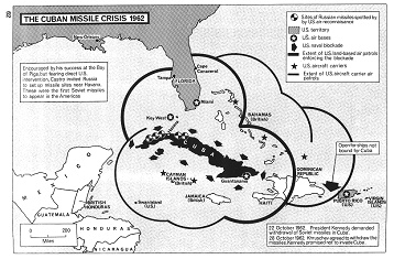 Sowjetunion SU 1962: Die Kuba-Raketenkrise,
                  Karte