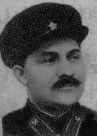 Lazar Kaganovich, portrait [He gave
                        the order to murder millions and to destroy many
                        churches]