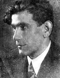 Moshe Kulbak,
                        jiddischer Dichter, Portrait
