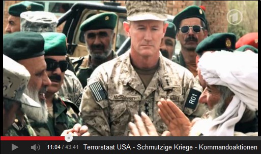 JSOC-F�hrer und
                    Massenm�rder McRaven in Gardez