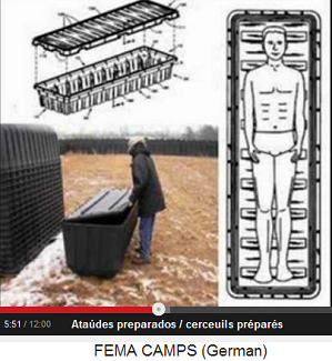 El mapa de los "EUA" de google earth
                    con los campos de concentraciones (ccs) de la FEMA