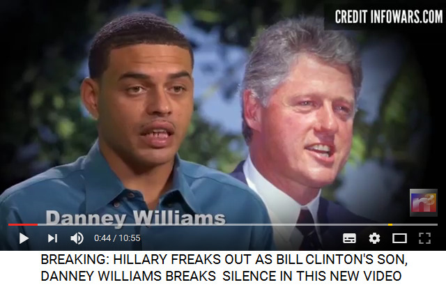 Danney Williams und Bill Clinton - die
                        Clintons verweigern einen echten DNA-Test (!)