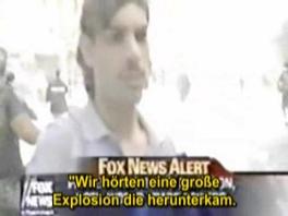 Otro testigo de Fox News informa sobre
                            la voladura de la torre sur, que la
                            explosi�n "baj�".