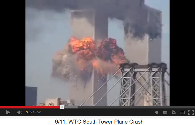 Die Bombenexplosion beim S�dturm an
                          der Ecke 03