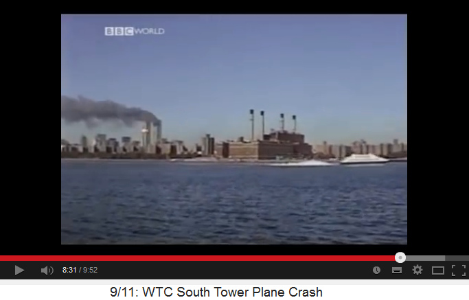 Die Explosion im
                              S�dturm des WTC, Film der BBC 01