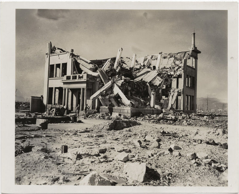 広島、中国、石炭コミュニティセンター1945年11月 広島、中国、石炭コミュニティセンター1945年11月