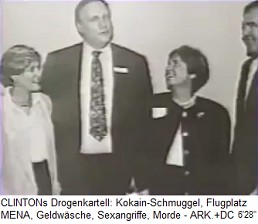 Der
                            Kokain-Gouverneur Bill Clinton hatte seine
                            politischen Freunde