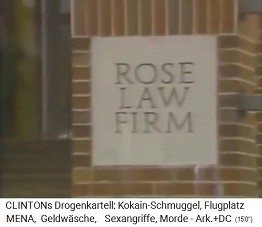 Die
                              Anwaltskanzlei "Rose Law Firm"
                              von Clintons Ehefrau Killary Hillary
                              Clinton machte die
                              "Finanzpr�fung" der POM
                              "Park O Me"