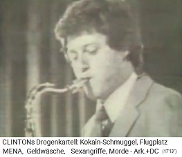 Kokain-Bill Clinton am Saxophon