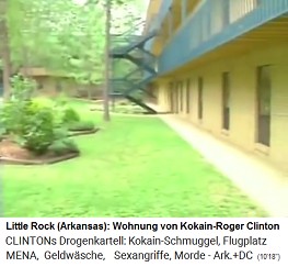 Little Rock (Arkansas),
                    die Wohnung von Kokain-Roger Clinton