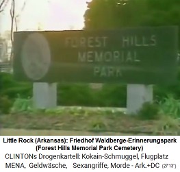 Der Friedhof von Little Rock (Arkansas): "Waldberge-Erinnerungspark" (Forest Hills Memorial Park Cemetery)
