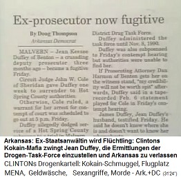 Arkansas: Ex-Staatsanw�ltin wird Fl�chtling, Jean Duffey