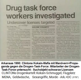 Arkansas, Artikel: Mitarbeiter der Drogen-Task-Force untersucht. Verdeckte Lizenzen angestrebt