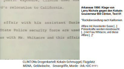 Arkanas 1990: Die Klage von Larry Nichols gegen Kokain-Gouverneur Bill Clinton Text 01