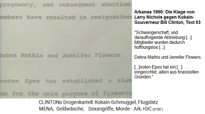 Arkanas 1990: Die Klage von Larry Nichols gegen Kokain-Gouverneur Bill Clinton, Text 03