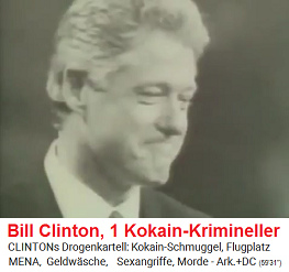 Bill Clinton ist ein Kokain-Krimineller