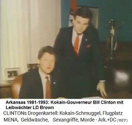 Arkansas 1981-1993: Kokain-Gouverneur Bill Clinton mit Bodyguard LD Brown
