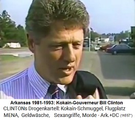 Arkansas 1981-1993, der Kokain-Gouverneur Bill Clinton ohne Weiterbildung
