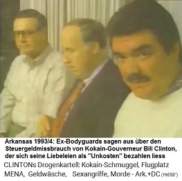 Ex-Bodyguards von Ex-Kokain-Gouverneur Bill Clinton