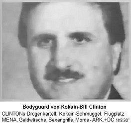 Der Bodyguard von Kokain-Gouverneur Bill Clinton beorderte Paula Jones ins Hotelzimmer