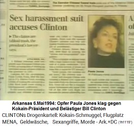 Artikel: Die Bel�stigungs-Klage von Paula Jones gegen Clinton