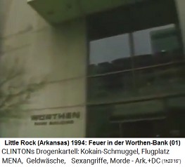 Little Rock (Arkansas), die Worthen Bank, wo ein Feuer gewesen sein soll 01