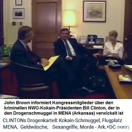 Washington DC: John Brown informiert Kongressmitglieder �ber Kokain-Bill Clinton mit Drogenschmuggel in MENA (Arkansas)