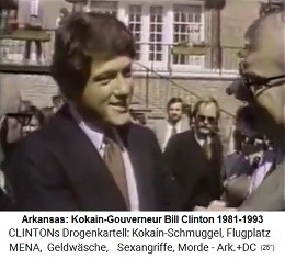 Kokain-Gouverneur Bill Clinton