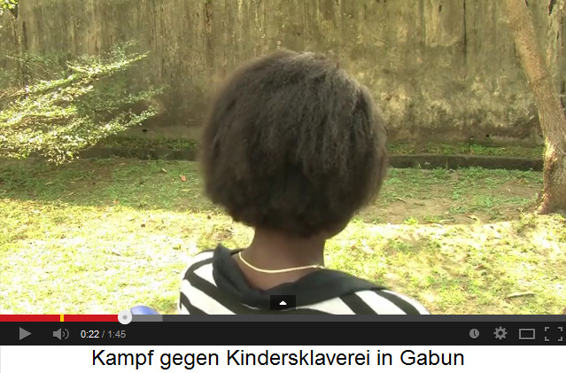 Kindersklavin
                              als Kinderm�dchen in Gabun