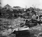 Scorched earth: By frustration
                            Ethiopians destroy an Eritrean village