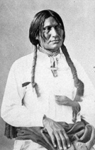 Indianerhuptling Big Foot
              ("Grossfuss"), Portrait