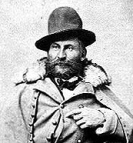 George Crook, Portrait
                      mit "Melone"