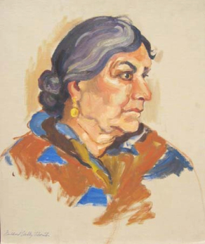 Mildred Valley Thornton:
                          Kwakiutl-Frau Mrs. William Assu, Cape Mudge
                          1944