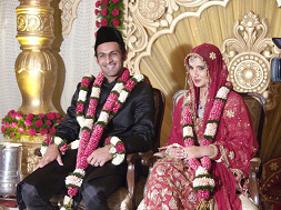Happy marriage in Pakistan in
              Hyderabad
