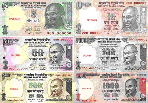 Rupees of India