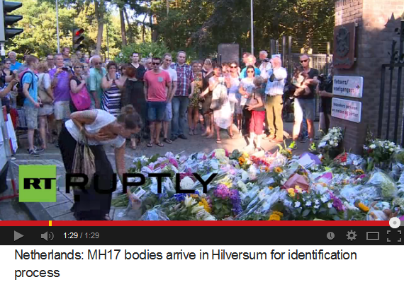 Flowers at the control station in Hilversum
                      [34] - were the identities really controlled?