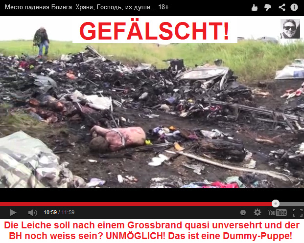 Leiche ohne Brandspuren mit weissem BH in
                        einer Feuerstelle - UNM�GLICH! - das ist eine
                        Silikon-Dummy-Puppe!