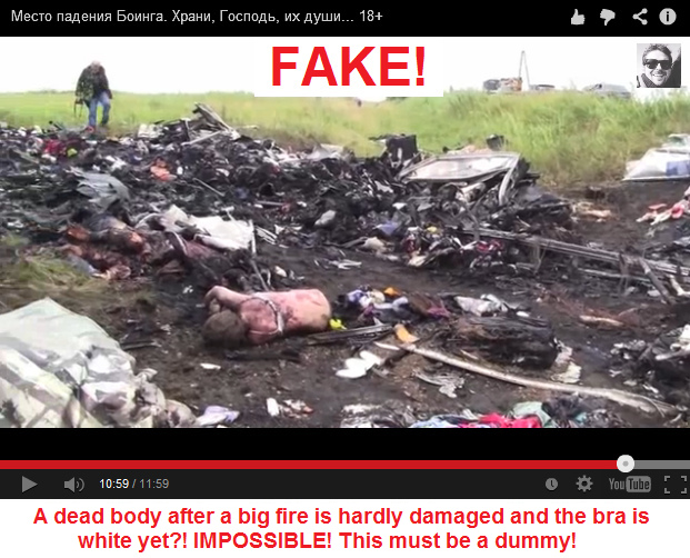 Dead body without burn marks with a white
                        bra in a fire place - IMPOSSIBLE - this is a
                        silicone dummy doll!