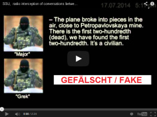 Die angebliche
                                      Telefonaufzeichnung von Rebellen,
                                      die behaupten, MH17 abgeschossen
                                      zu haben, ist auch gef�lscht