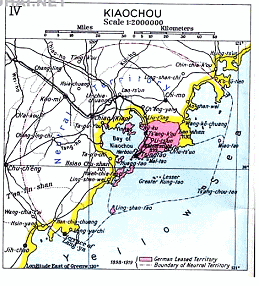 Karte: Jiaozhou / Kiaochou / Kiaochow /
                            Kiauchau