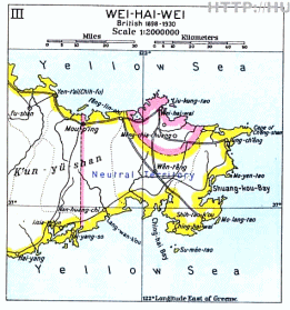 Karte: Weihaiwei / Weihai /
                                        Weihei